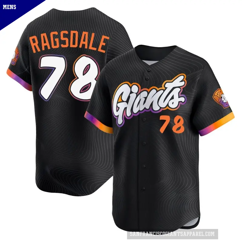 Men's No.78 Carson Ragsdale San Francisco Giants Anthracite Limited 2025 City Connect Jersey