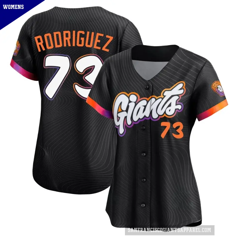Women's No.73 Randy Rodriguez San Francisco Giants Anthracite Limited 2025 City Connect Jersey
