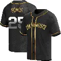 Youth No.25 Bobby Bonds San Francisco Giants Gold Replica Black en Alternate Jersey