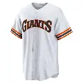 Youth No.43 Dave Dravecky San Francisco Giants White Limited Throwback Cooperstown Collection Jersey